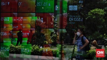 Pembukaan IHSG pagi ini mencatatkan 384 saham melemah, 187 saham menguat, dan 169 saham stagnan. (FOTO:CNNIndonesia/AdhiWicaksono).