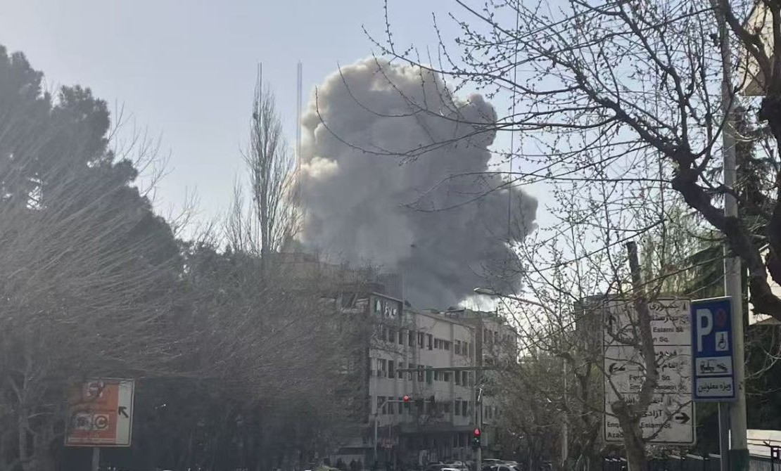 AS serang wilayah di sekitar Universitas Teheran, Iran.(Antara)