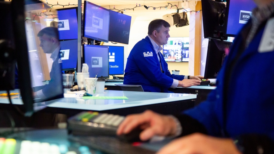 Ilustasi Bursa Saham Amerika Serikat (doc Bloomberg)