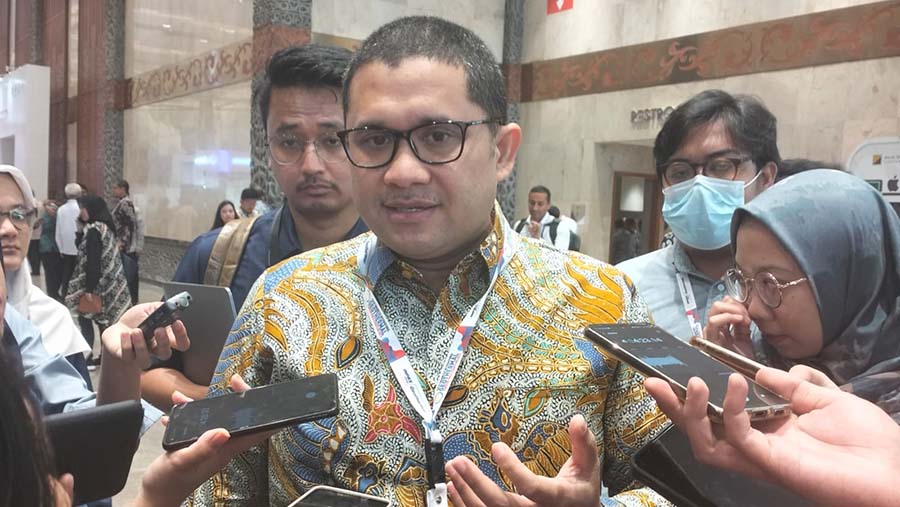 Kepala Badan Kebijakan Fiskal (BKF) Kementerian Keuangan, Febrio Kacaribu. (Bloomberg Technoz/ Sultan Ibnu Affan)