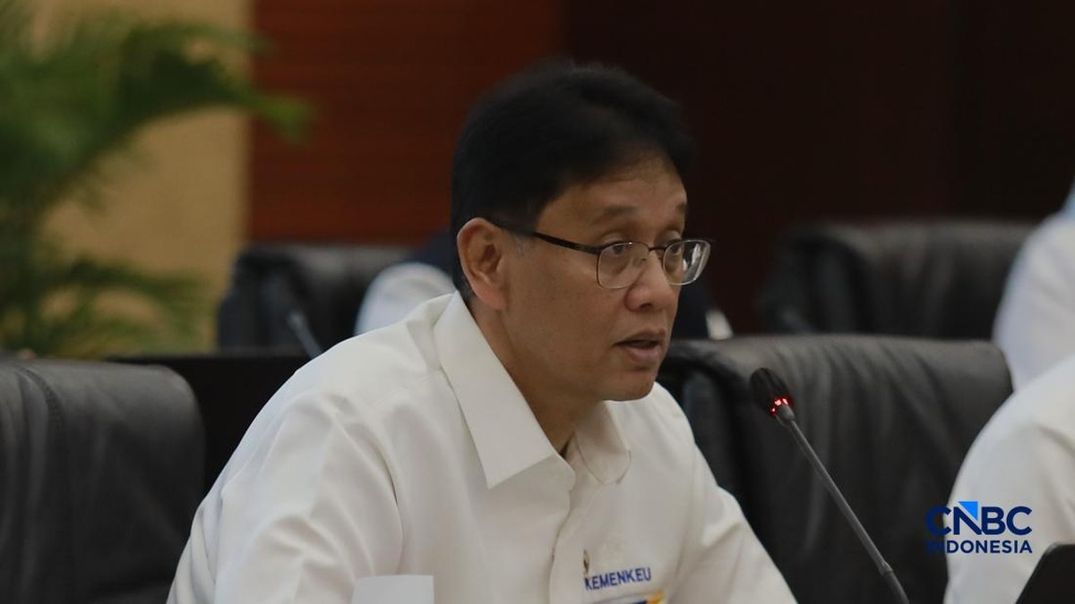 Foto: Menteri Keuangan (Menkeu), Purbaya Yudhi Sadewa saat menyampaikan pemaparan dalam konferensi pers APBN KiTa Edisi Februari 2026 di kantor pusat Kementerian Keuangan, Jakarta Pusat, Senin (23/2/2026). (CNBC Indonesia/Muhammad Sabki)