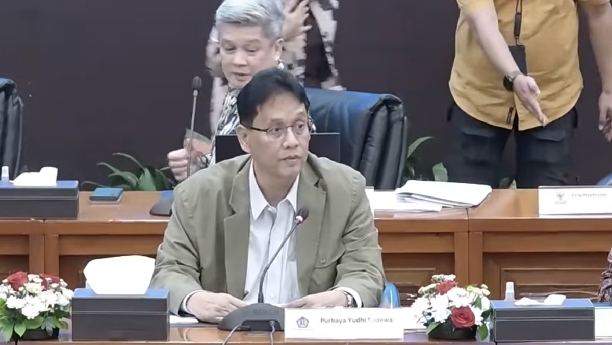 Foto: Menteri Keuangan (Menkeu), Purbaya Yudhi Sadewa saat mengikuti Sidang Debottlenecking Membahas Investasi LNG Blok Masela di Jakarta, Selasa (24/2/2026). (Tangkapan Layar Youtube/Kementerian Keuangan RI)