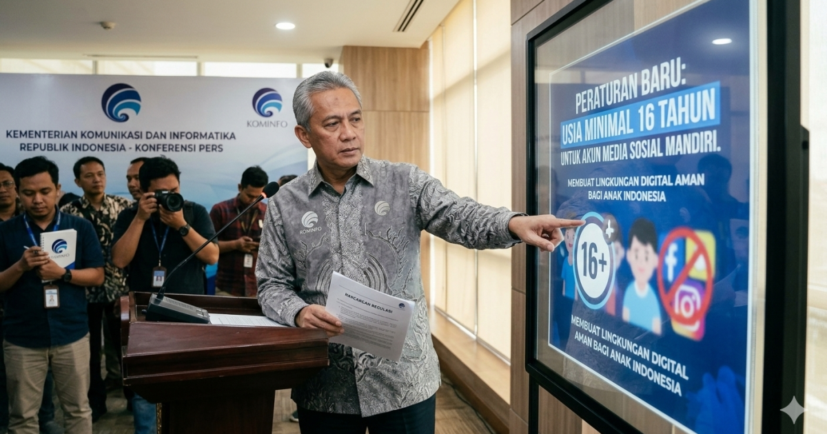 Kominfo buat aturan anak di bawah 16 tahun tidak boleh punya akun media sosial (Foto: Istimewa)