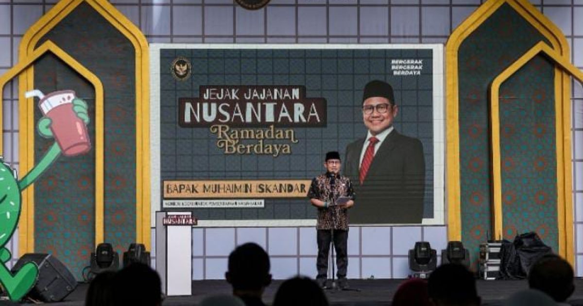 Abdul Muhaimin Iskandar (Menteri Koordinator Bidang Pemberdayaan Masyarakat) menghadiri Festival Jejak Jajanan Nusantara 2026 di GBK (Foto: Akun X @cakimiNOW)