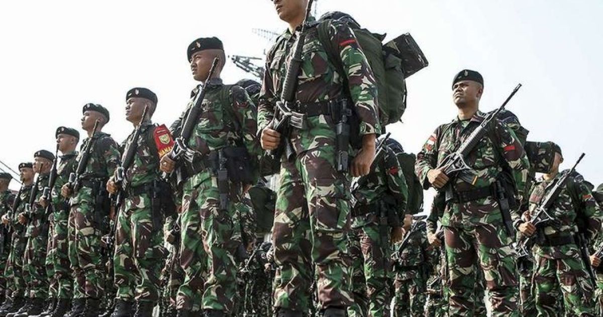 Ilustrasi prajurit TNI AD. Siaga 1 TNI Berlaku, Seberapa Besar Potensi Perang di Indonesia Meletus Imbas Konflik AS-Israel Vs Iran (Antara Foto/Nova Wahyudi)