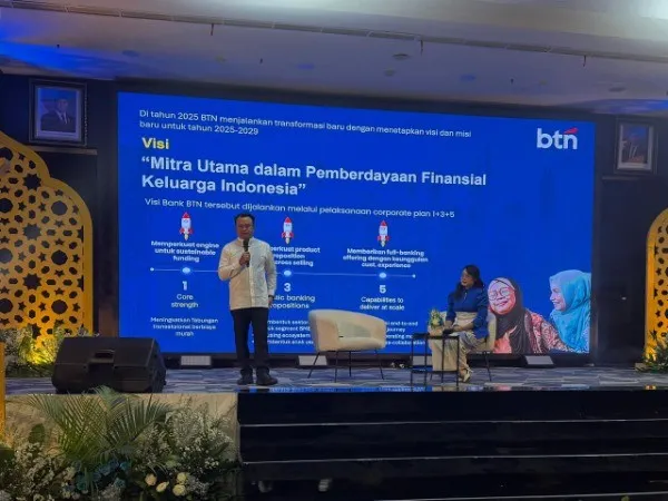 Direktur Operations BTN, I Nyoman Sugiri Yasa dalam Media Gathering di Jakarta, 13 Maret 2026. (Foto: dok Infobank)