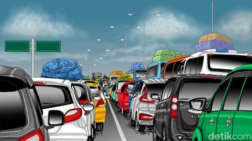 Ilustrasi cuaca mudik (Foto: Edi Wahyono/detikcom)