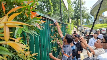 Foto: Konstatering lahan Hotel Sultan. (Taufiq/detikcom)