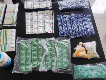 Foto: Ribuan tramadol disita di Depok (dok.istimewa)