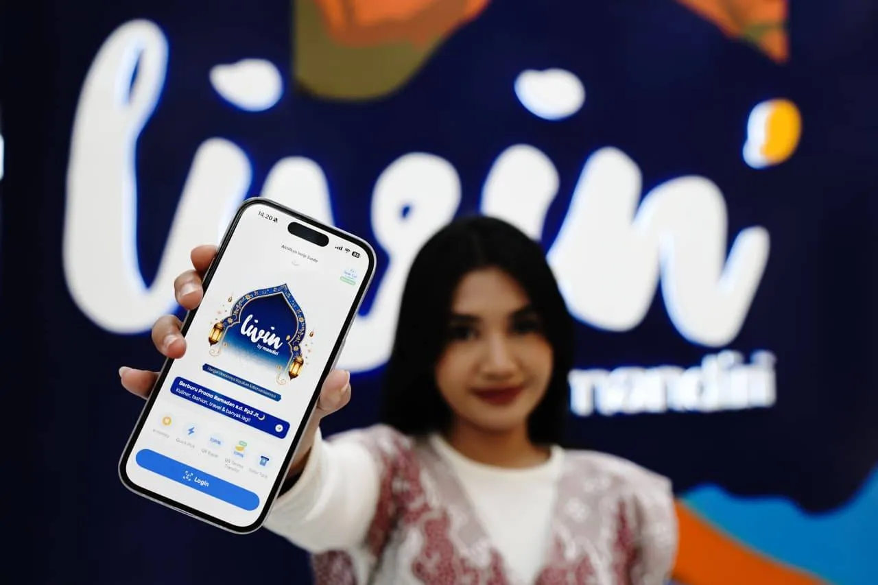 Bank Mandiri pastikan Livin’ by Mandiri siap temani transaksi nasabah sepanjang libur Idul Fitri 1447 H. (Foto: Istimewa)
