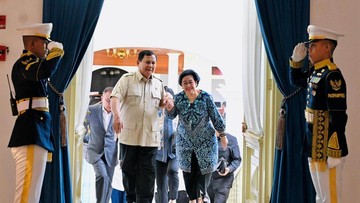 Prabowo menerima kunjungan Megawati di Istana Merdeka, Jakarta, Kamis (19/3/2026). Foto: Dok. IG Prabowo