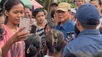 Intip Momen Prabowo Nyaris 'Menghilang' saat Blusukan Senen: Strategi Tamu Tak Diundang Gagal Total