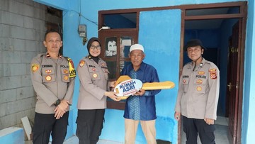 Percepat Program Hunian Layak, Polres Bogor Sudah 'Selesaikan' 10 Rumah ASRI untuk Warga Kurang Mampu