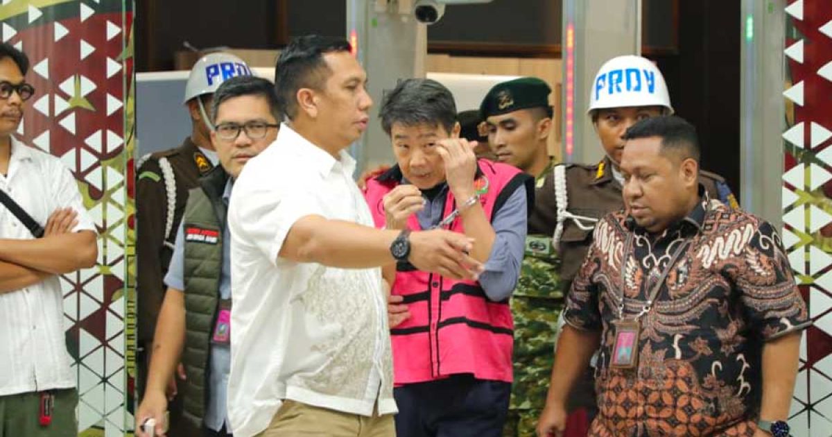 Kejaksaan Agung tahan Taipan Batu Bara Samin Tan. (Dok Kejaksaan Agung via Bloomberg Technoz)