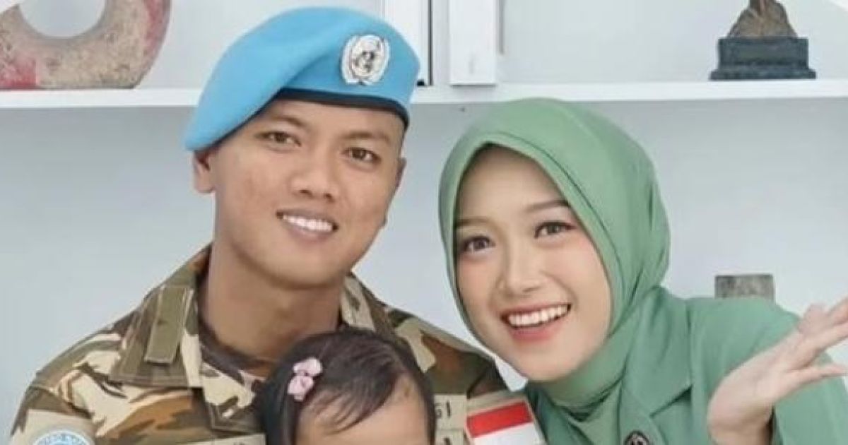 Praka Farizal Rhomadhon, TNI yang gugur di Lebanon (foto: Instagram @gazaupdate)