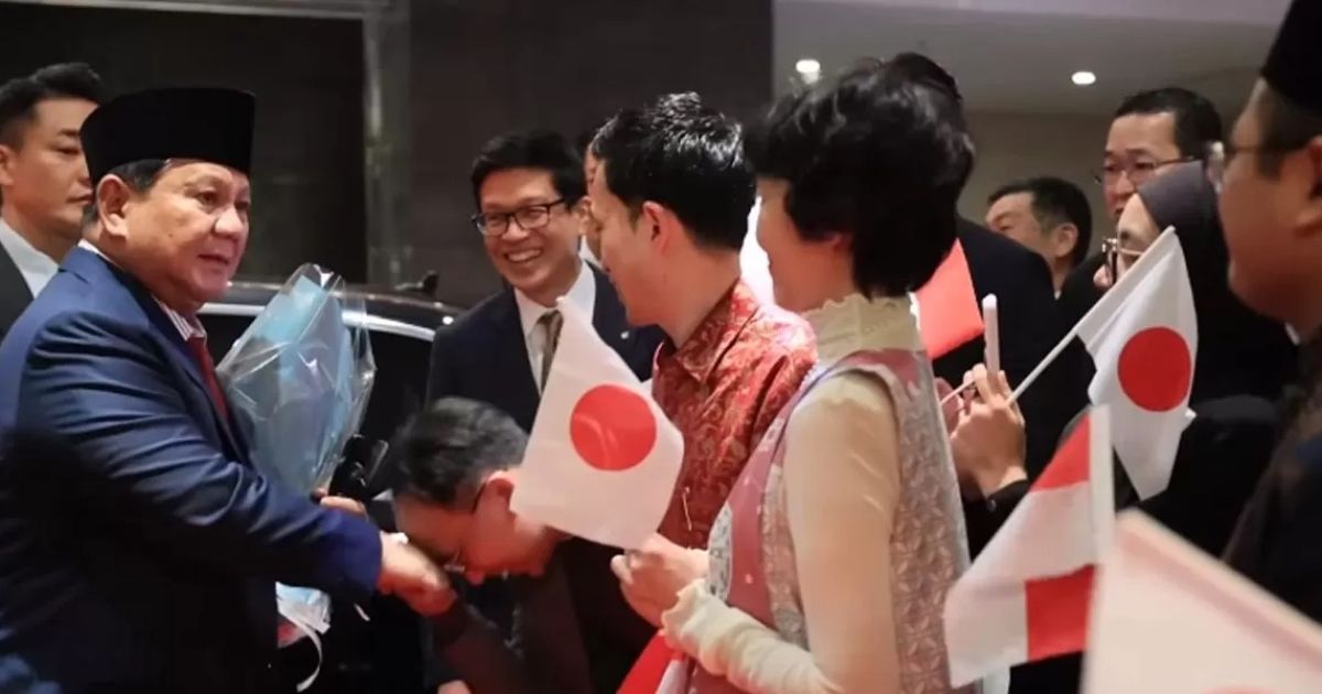 Kedatangan Presiden Prabowo Subianto di Tokyo, disambut Diaspora Indonesia pada 29 Maret 2026 (Tangkapan Layar Youtube.com/@SekretariatPresiden)
