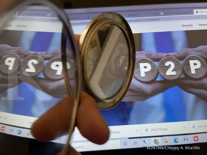 ILUSTRASI. KPPU mendenda 97 pinjol ratusan miliar, namun layanan kepada lender dan borrower diklaim tak berubah. (KONTAN/Cheppy A. Muchlis)