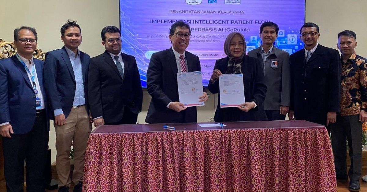RS Advent Bandung, PT ISM, dan Universitas Nusa Mandiri luncurkan GoRujuk, sistem AI inovatif untuk atasi antrean dan transformasi layanan kesehatan digital. [Foto: ist]