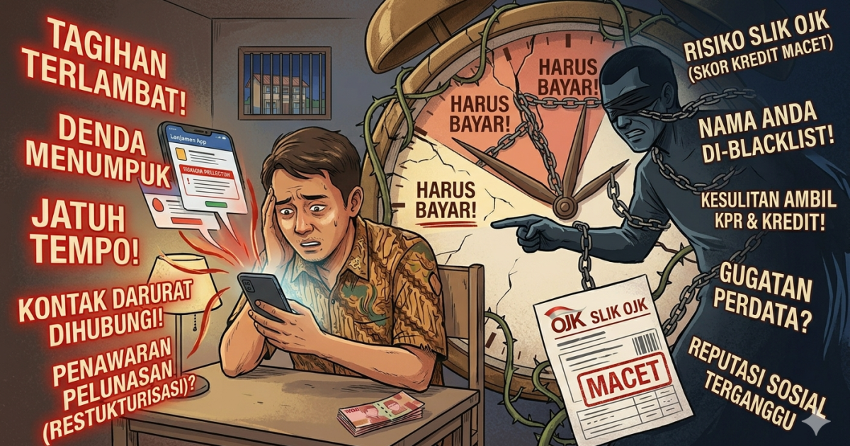 Debitur Pinjaman Daring Wajib Bayar Cicilan, Ini Sederet Risiko Jika Sengaja Menghindar