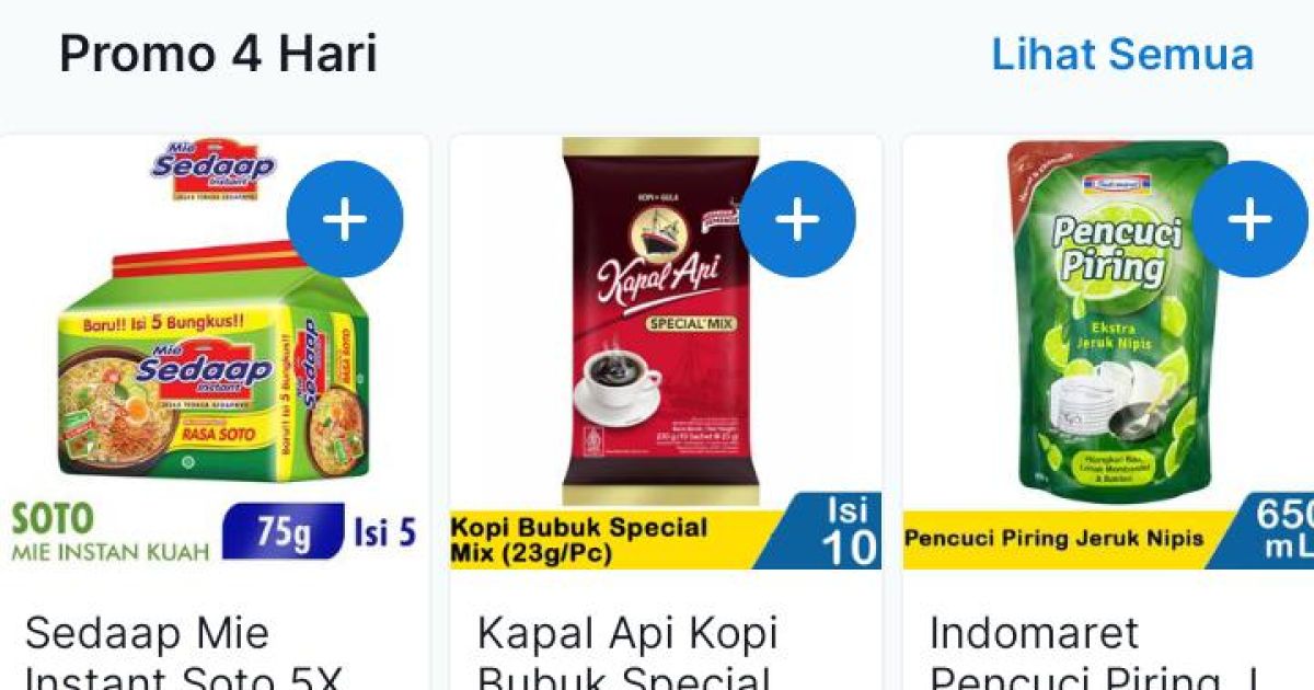 Berikut ini promo Indomaret 5 April 2026 yang berlangsung selama 4 hari (foto: Klik Indomaret)