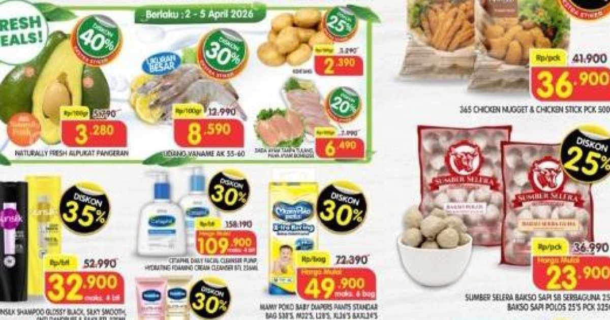 Katalog Promo Superindo periode 2–8 April 2026 (foto: superindo.co.id)
