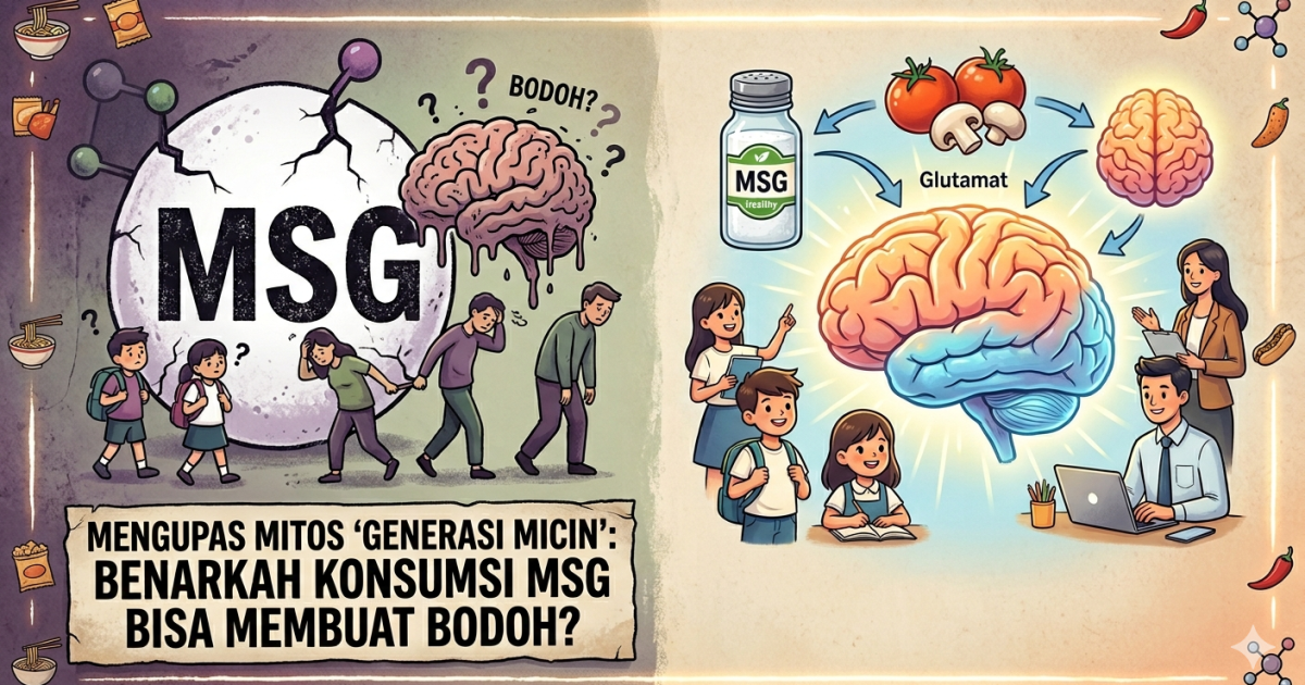 Benarkah Konsumsi MSG Bisa Membuat Bodoh?