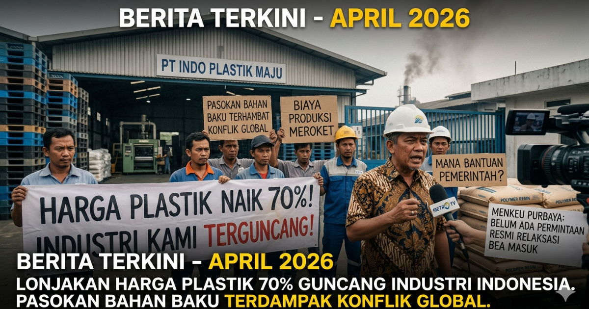 Ilustrasi harga plastik melonjak 70 persen (Foto: Gemini / Dayfri Bisnis Market)