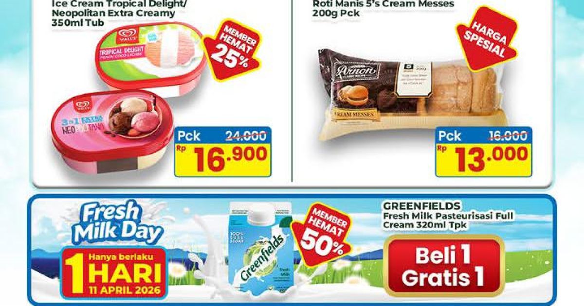 Promo Indomaret Family Weekend Treats (foto: Instagram @indomaret)