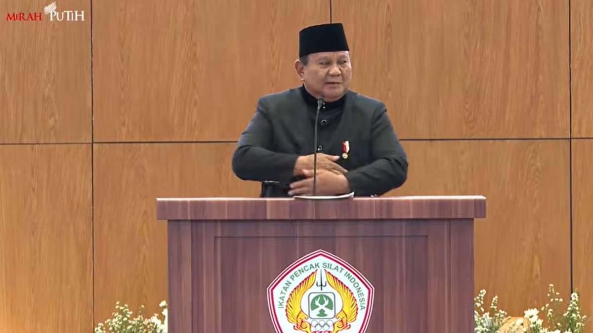Prabowo Soroti 'Inferiority Complex' Bangsa, Tekankan Pencak Silat Pilar Utama Jati Diri