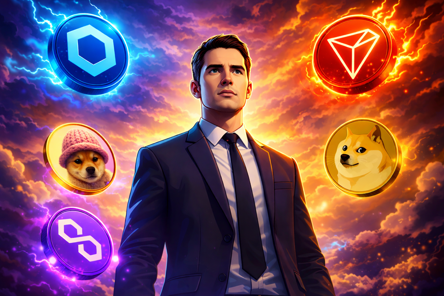 LINK dan TRX Siap Melambung Tinggi, Mengapa Dogecoin Justru Berada di Zona Merah?