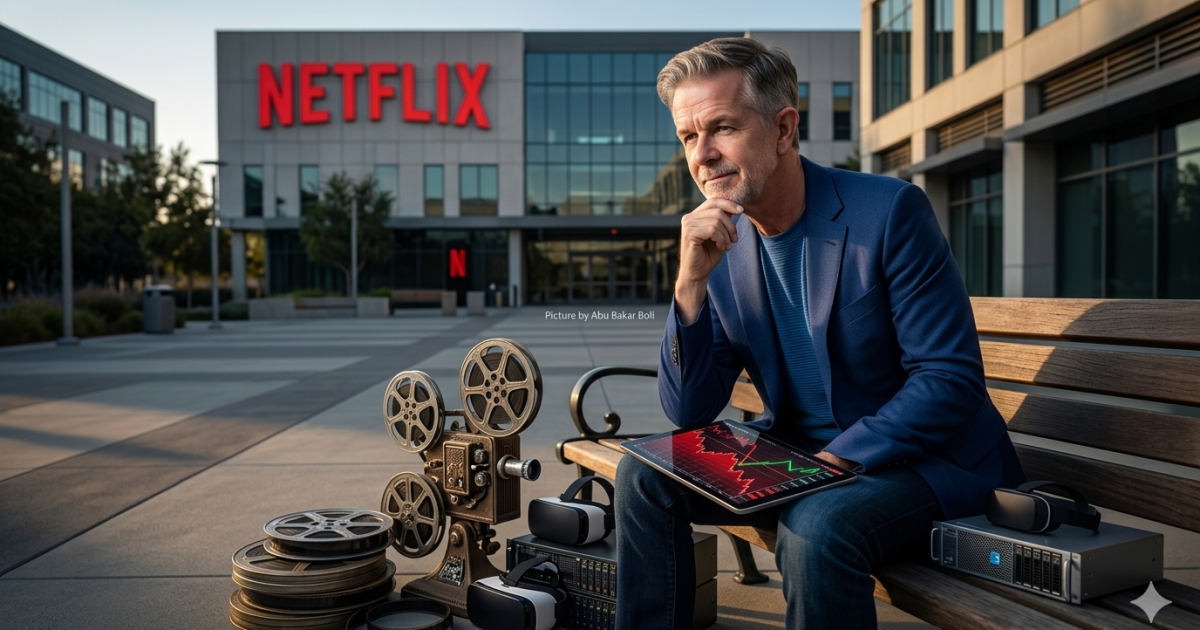 Reed Hastings Mundur, Saham Netflix Tersungkur! Sinyal Bahaya atau Strategi Besar di Balik Layar?
