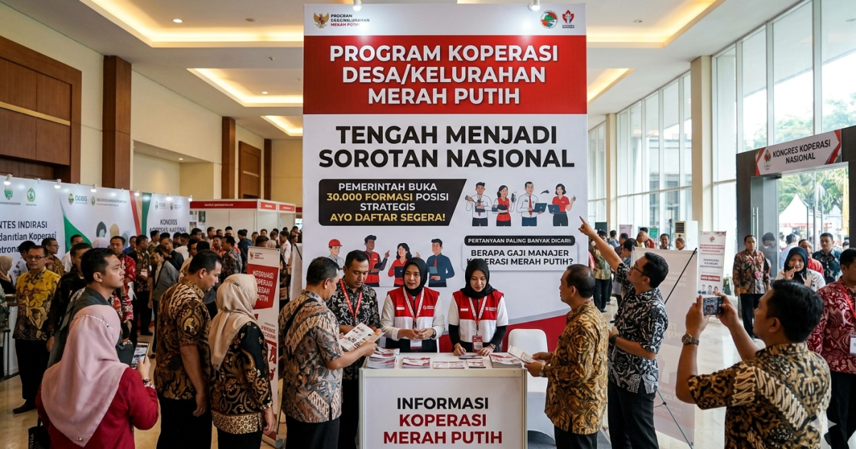 Ilustrasi berapa gaji manajer koperasi merah putih? Ini perkiraannya. (Foto: Gemini / Dayfri)