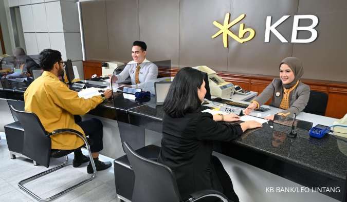 ILUSTRASI. KB Bank - kontan kilas online (KB BANK/LEO LINTANG)