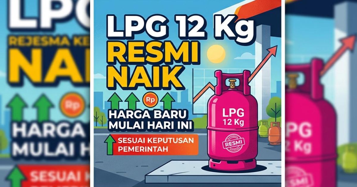 Ilustrasi kenaikan harga LPG 12 kg memicu perhatian publik. (Foto: Gemini / Dayfri)
