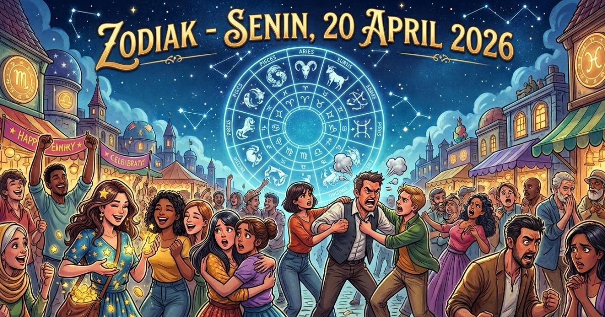 Ilustrasi Ramalan Zodiak 20 April 2026 (foto: Gemini/Dayfri)