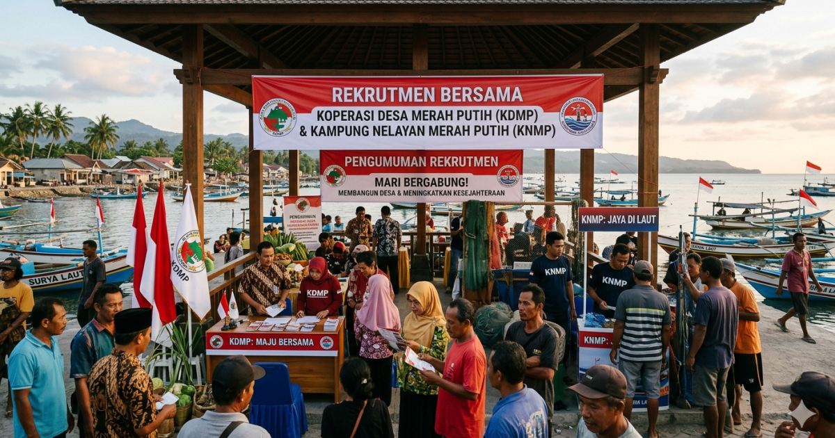 Ilustrasi Koperasi Desa Merah Putih 2026 (foto: Gemini/Dayfri)