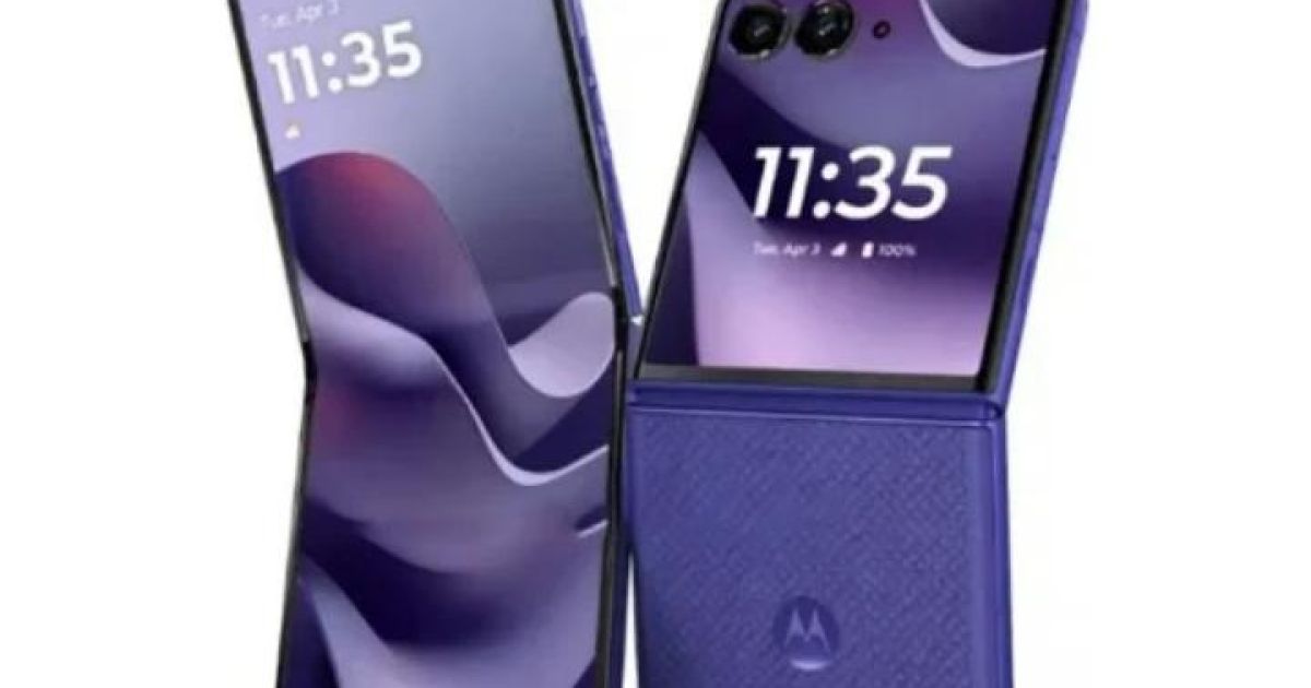 Bocoran render Motorola Razr 70 Ultra oleh AndroidHeadlines and Onleaks (foto: Gizmo China)
