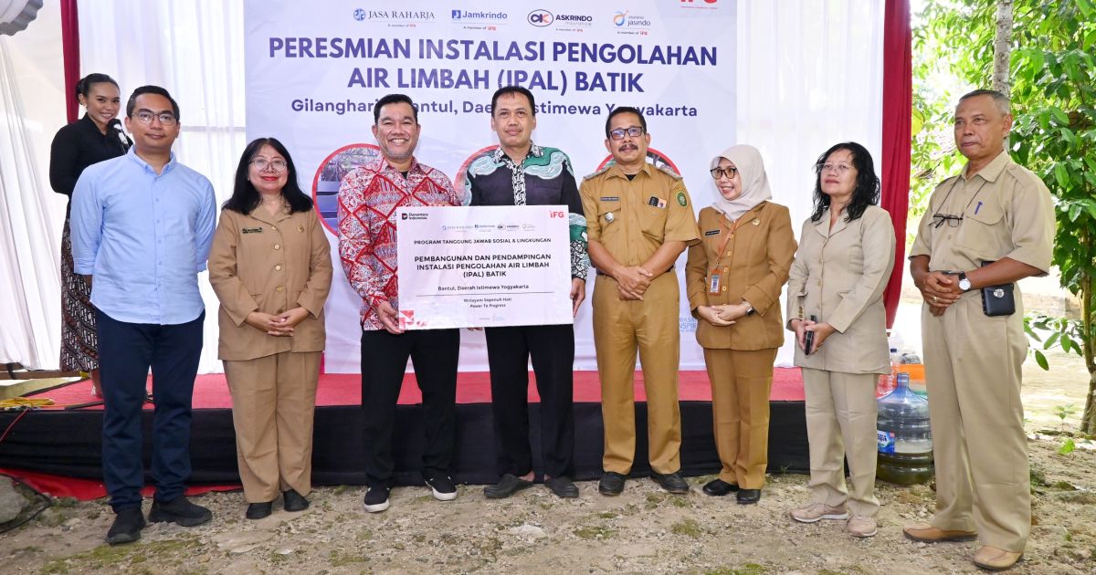 IFG Perkenalkan Solusi Inovatif untuk Industri Batik Berkelanjutan Lewat Pengelolaan Limbah di Bantul