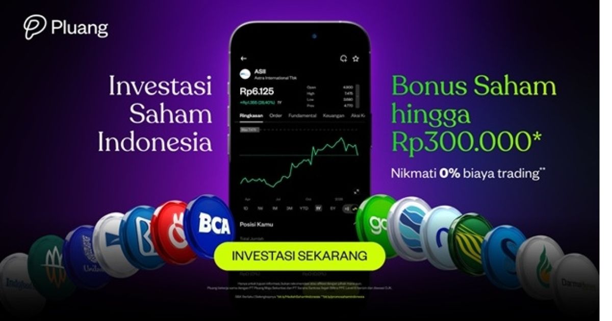 Pluang resmi meluncurkan fitur Saham Indonesia, mengintegrasikan akses 950+ saham BEI dengan aset global. [Foto: ist]