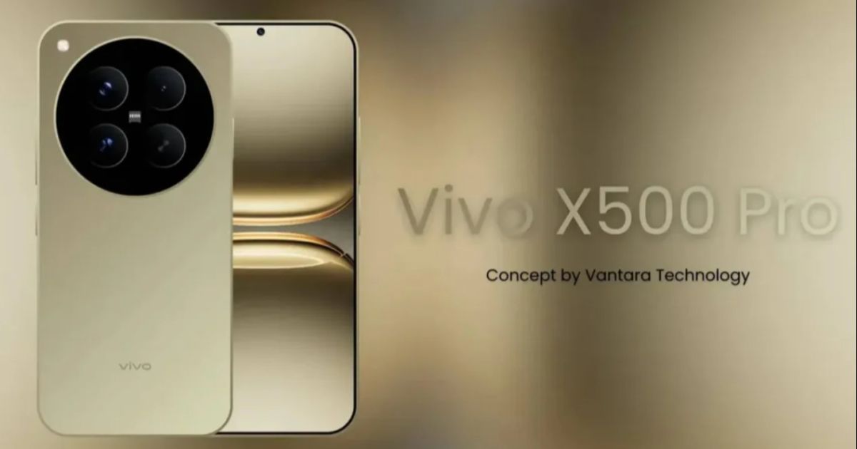 Tampilan Vivo X500, Ponsel Perdana dengan Chipset Dimensity 9600 (Dok Vivo)