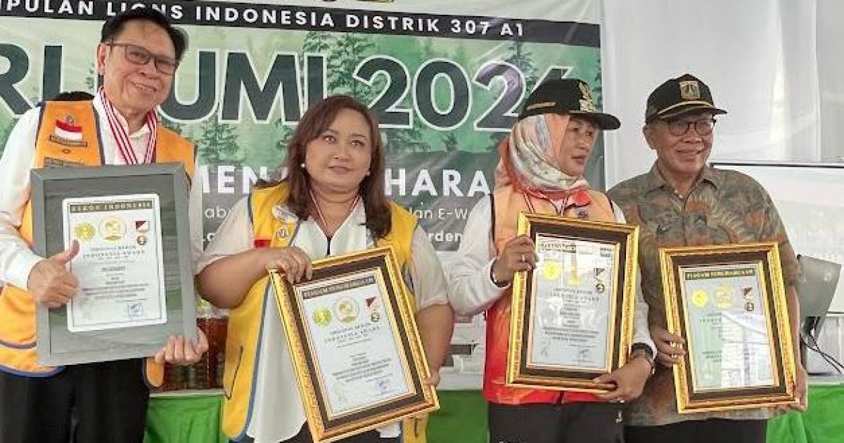 Lions Indonesia Bagikan 250 Kilogram Sabun Eco Enzyme, Raih Rekor ORI di Hari Bumi 2026