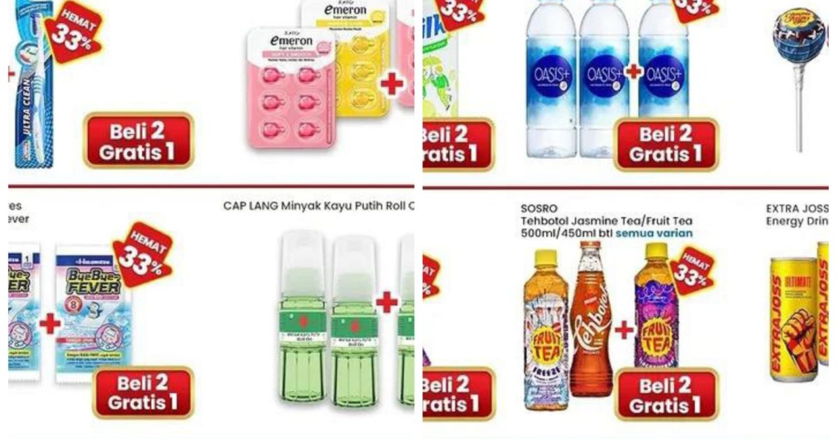 Promo Indomaret Super Hemat 16-29 April 2026: Banyak Penawaran Beli 2 Gratis 1