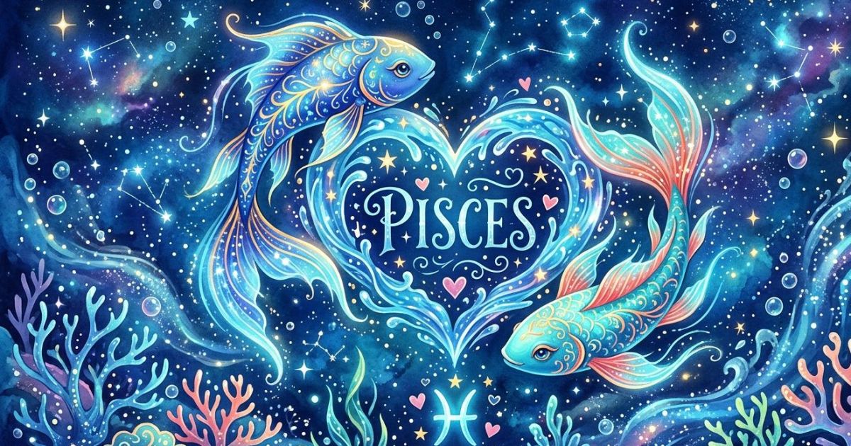 Ilustrasi cinta zodiak Pisces (AI)