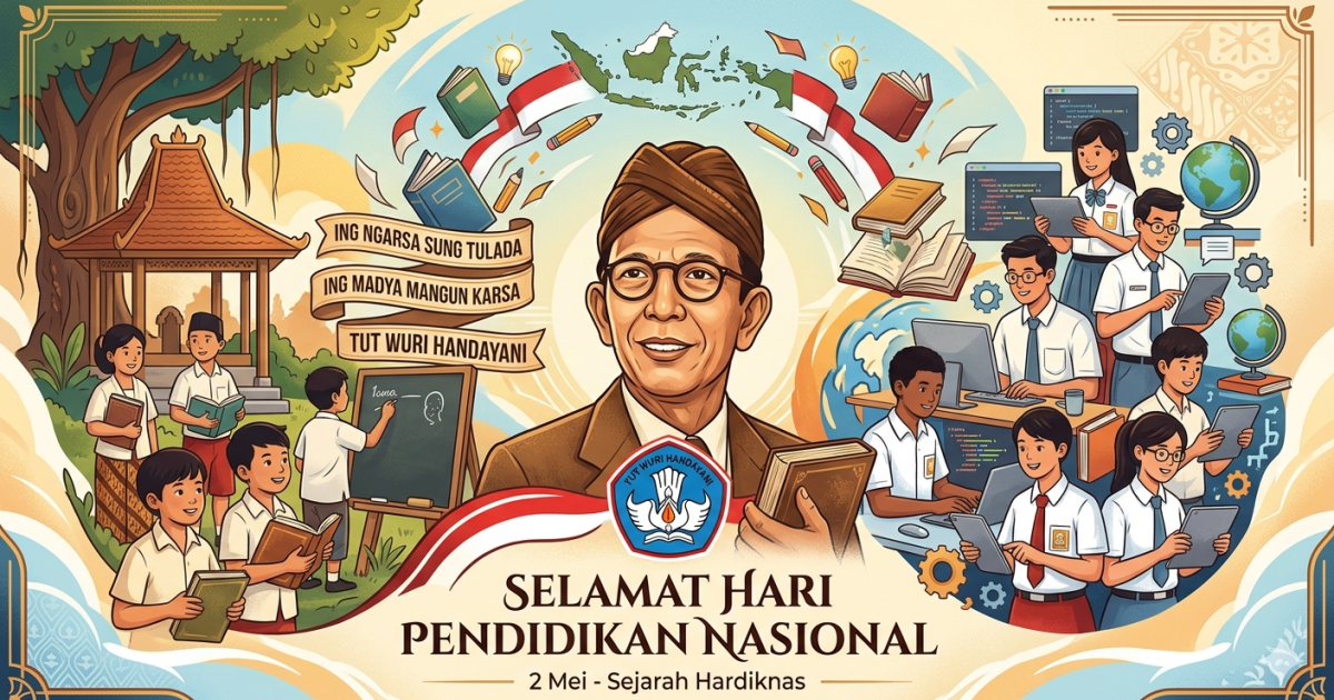Setiap tanggal 2 Mei, bangsa Indonesia memperingati Hari Pendidikan Nasional (Hardiknas)