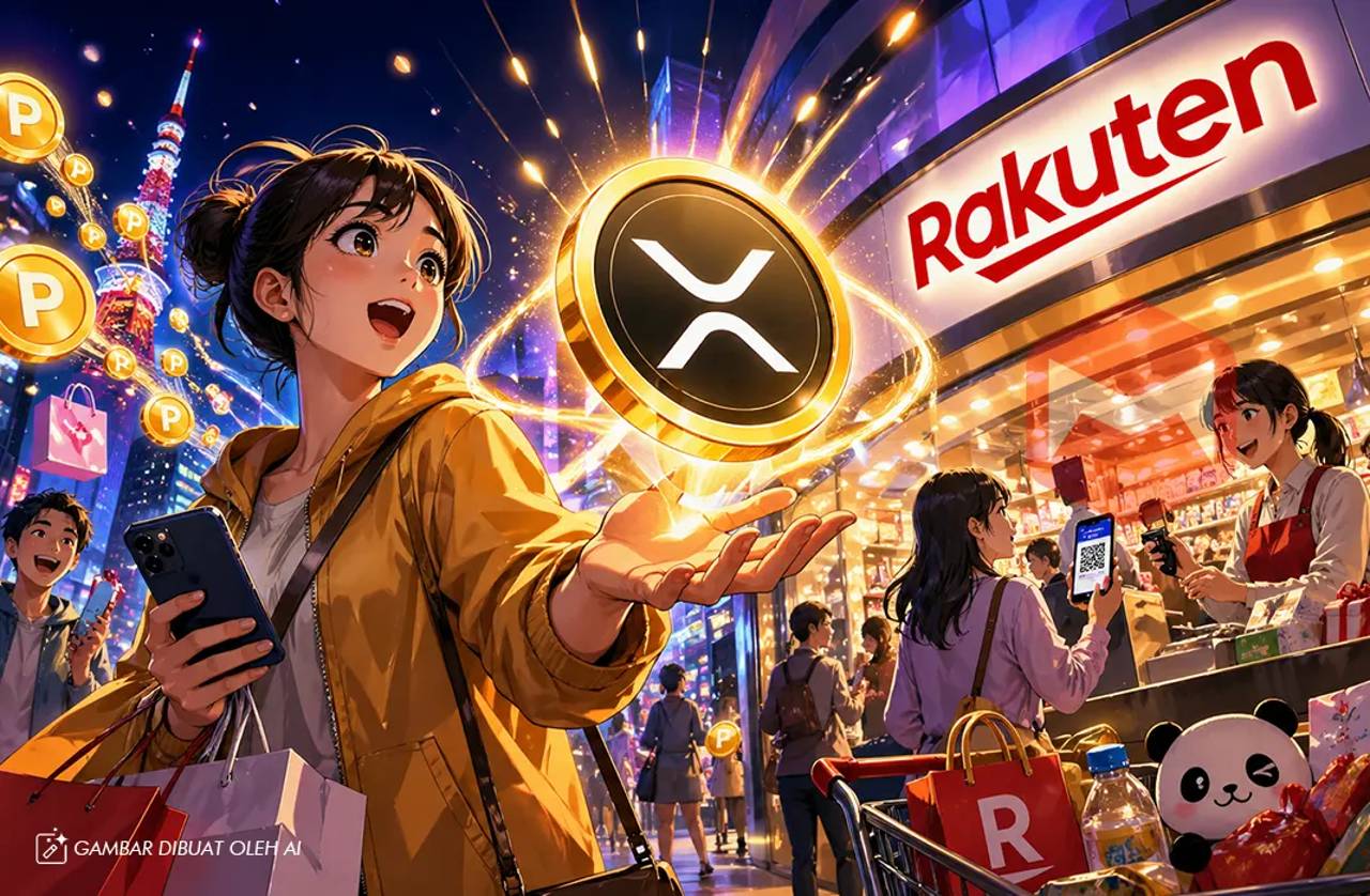 Rakuten Wallet Guncang Pasar Jepang: Poin Loyalitas Kini Bisa Langsung Ditukar Jadi Ripple (XRP)