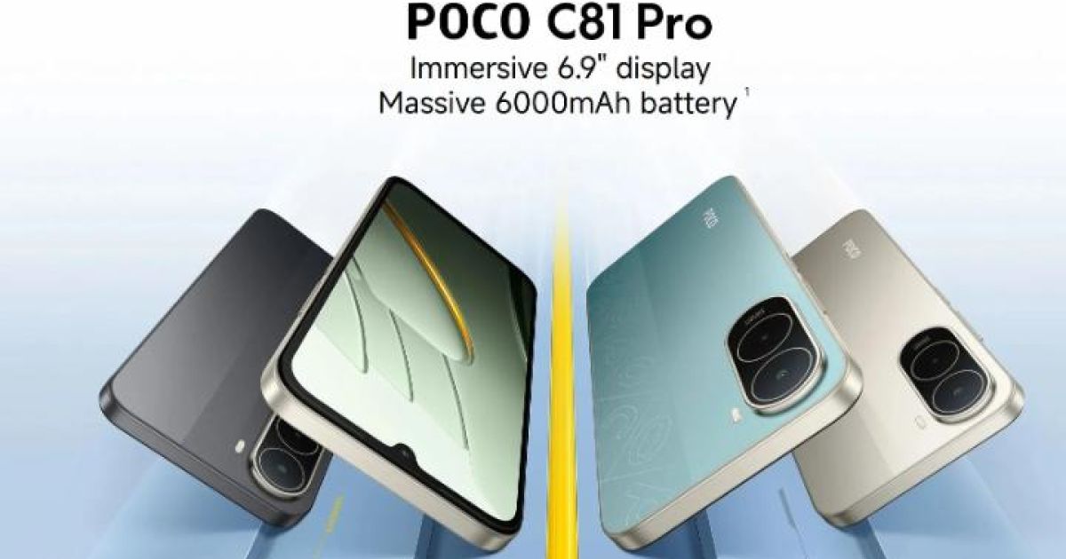 POCO C81 Pro Resmi Hadir! HP Murah Rp1 Jutaan dengan Layar 120Hz dan Baterai 6000mAh, Siap Jadi Primadona Baru?