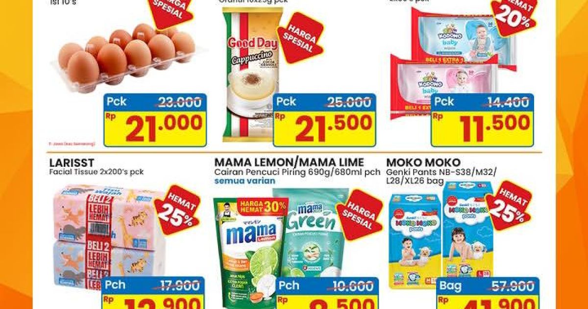 Promo Indomaret 30 April–3 Mei 2026 Bikin Heboh! Mama Lemon Cuma Rp8.500, Saatnya Borong Sebelum Kehabisan