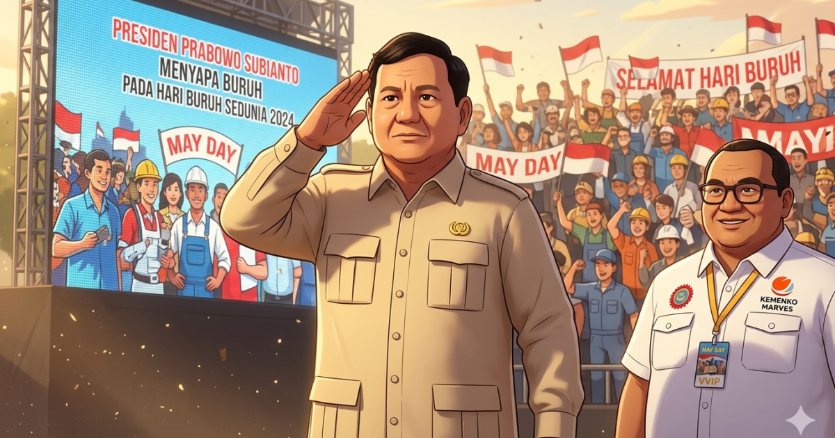 Prabowo Jamin Kesejahteraan Buruh, Janji 1 Juta Rumah Terjangkau Mulai Dibangun Tahun Ini