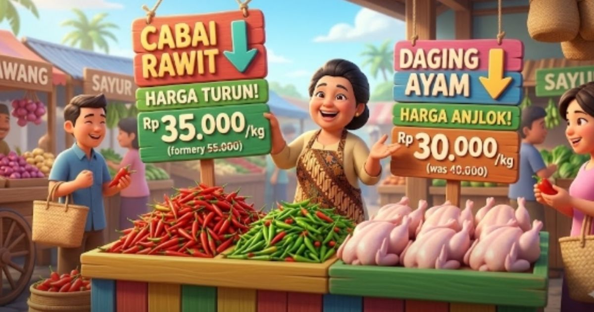 Pedagang sayur ( foto. Corel draw)