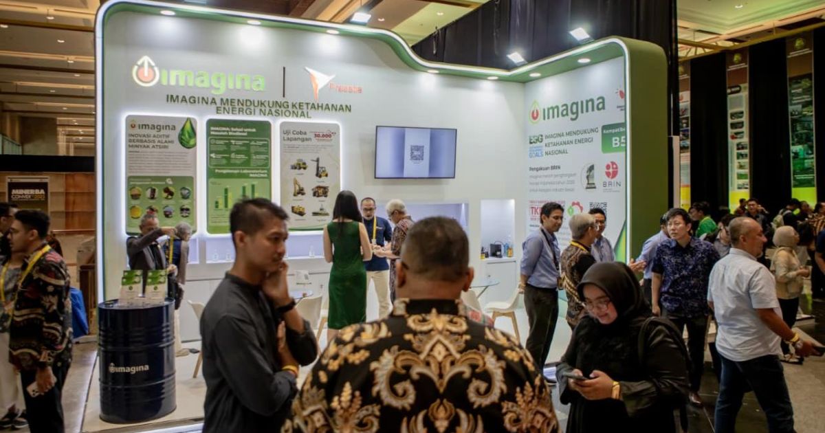 Imagina hadir di ICEE dan TTJP 2026 membawa inovasi aditif bahan bakar berbasis minyak atsiri untuk meningkatkan efisiensi dan performa mesin industri tambang. [Foto: BisnisMarket.com/ ist]